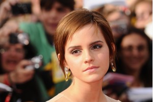 Emma Watson in primo piano