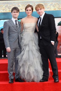 I tre protagonisti di Harry POtter