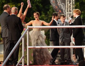 Emma Watson e il cast di Harry Potter