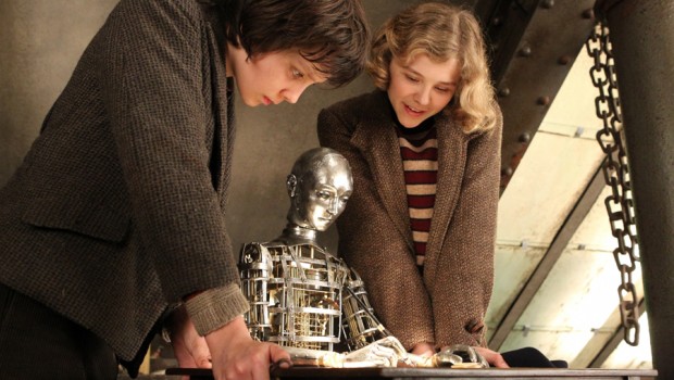 asa butterfield chloe moretz hugo image