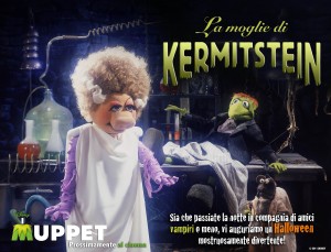 Muppet Frankermit Halloween