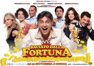 baciato dalla fortuna poster orizzontale italia mid