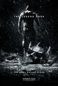 the dark knight rises il poster di bane