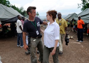 Sean Penn ad Haiti