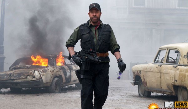 chuck norris the expendables 2 image