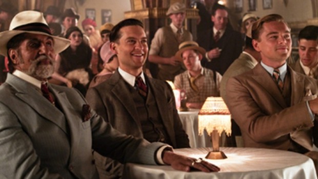 Tobey Maguire e Leonardo DiCaprio in Il grande Gatsby