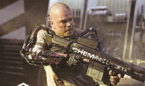 Matt Damon in un'immagine di Elysium