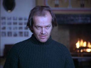 Jack Nicholson in Shining