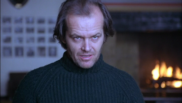 Jack Nicholson in Shining