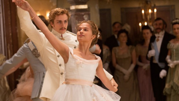 aaron taylor johnson and alicia vikander in anna karenina 2