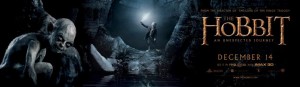 "Lo hobbit Un viaggio inaspettato" uno dei quattro banner