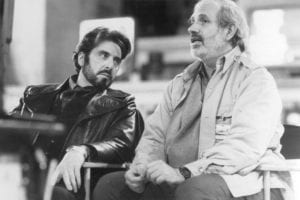 Al Pacino e Brian De Palma durante una pausa sul set di Carlito's Way