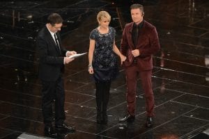 Fabio Fazio, Luciana Littizzetto e Felix Baumgartner