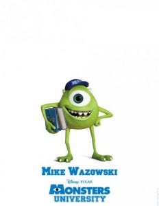 Monsters university poster mike wazowski