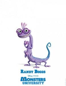Monsters university poster randy boggs
