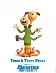 Monsters university poster terri terry perry