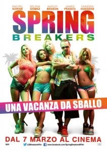 Il poster italiano di Spring Breakers