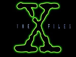 Il leggendario logo di "X-Files"