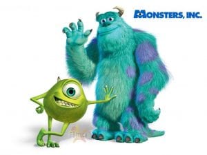 Mike e Sulley, protagonisti di Monsters & Co.