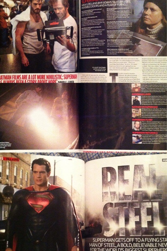 L'uomo d'acciaio cover e nuove immagini su Total Film CineZapping L'uomo d'acciaio cover e nuove immagini su Total Film CineZapping