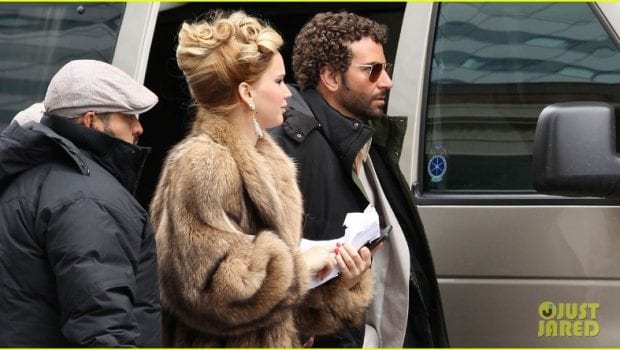 jennifer lawrence bradley cooper set o russell