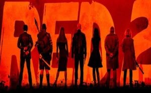 Un banner promozionale di Red 2