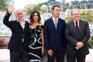 Toni Servillo, Sabrina Ferilli, Paolo Sorrentino e Carlo Verdone | © LOIC VENANCE/Getty Images