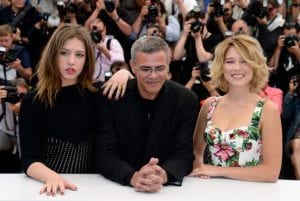 Adele Exarchopoulos, Abdellatif Kechiche e Lea Seydoux | © Pascal Le Segretain/Getty Images