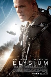 Matt Damon nell'IMAX poster di Elysium