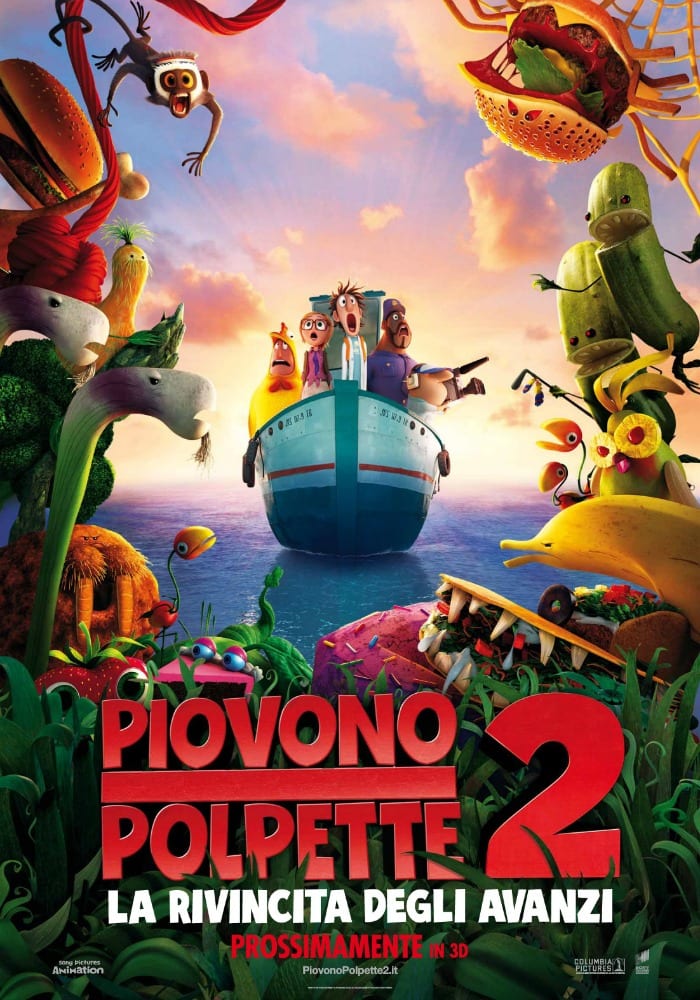 Il poster di Piovono polpette 2