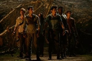 Una scena di The Maze Runner