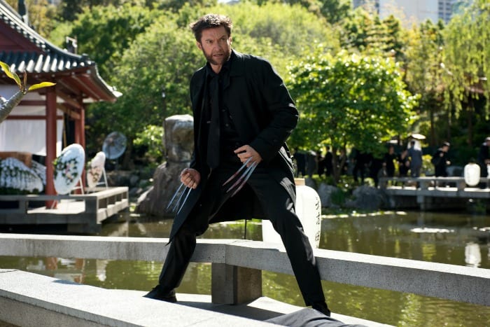 L'attore Hugh Jackman in The Wolverine - L'immortale