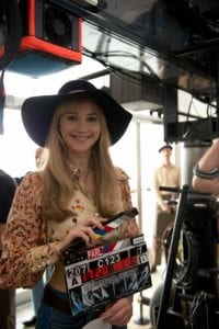 Jennifer Lawrence sul set