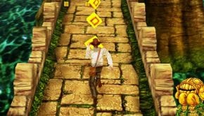 Una scena dal gioco Temple Run