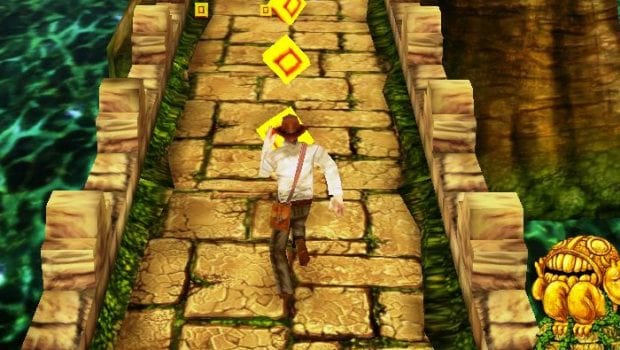 Una scena dal gioco Temple Run