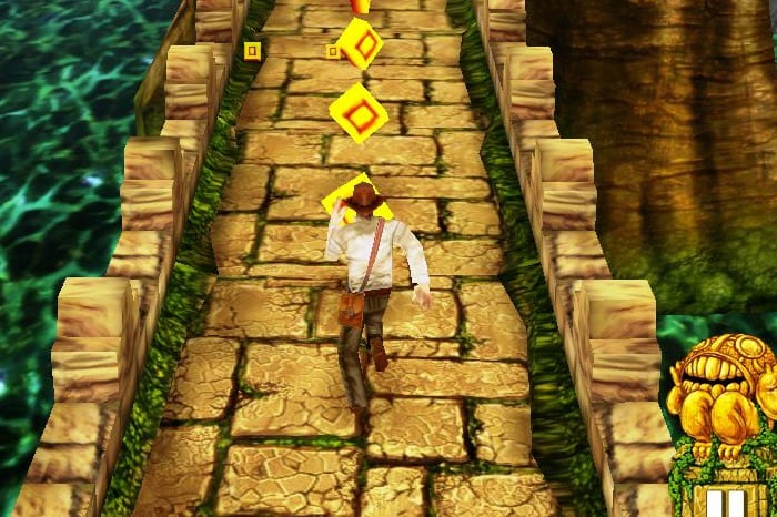 Una scena dal gioco Temple Run