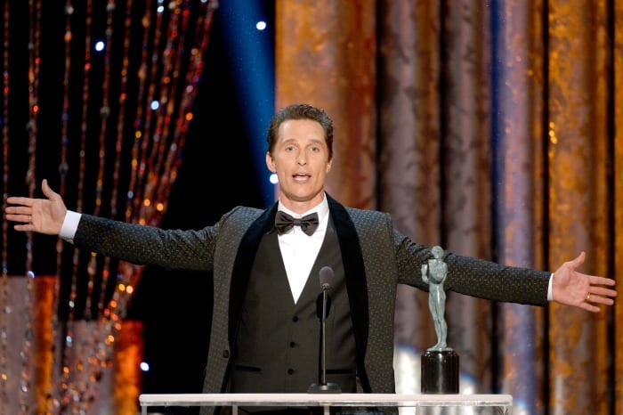 Matthew McConaughey ai SAG Awards | © Kevork Djansezian / Getty Images