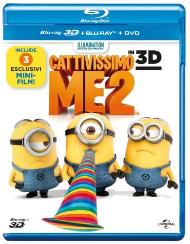 Il Blu-Ray 3D di Cattivissimo me 2