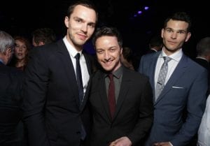 Nicholas Hoult e James McAvoy