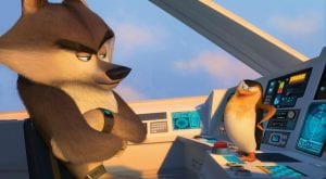 Una scena da I pinguini di Madagascar