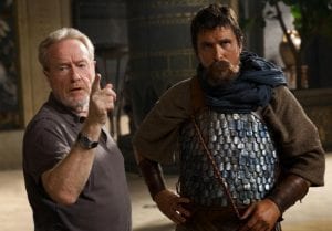 Ridley Scott e Christian Bale