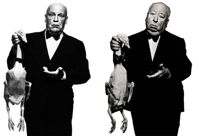 John Malkovich omaggia Alfred Hitchcock