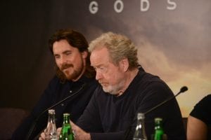 Ridley Scott e Christian Bale a Parigi