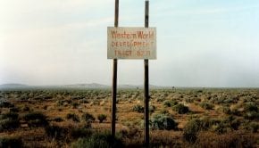 W.Wenders Western World Development Near Four Corners California 1986