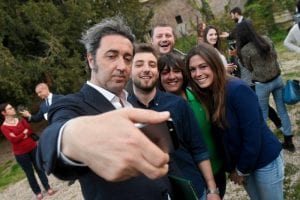 Paolo Sorrentino selfie