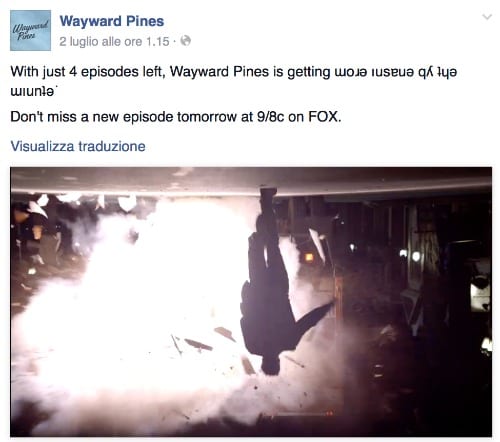 Wayward Pines Facebook