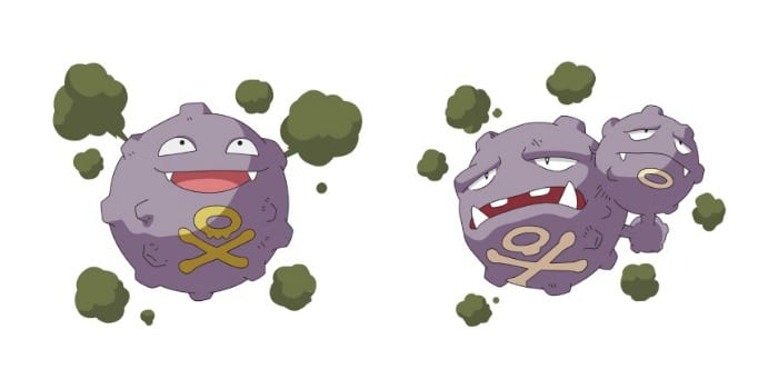 Koffing e Weezing