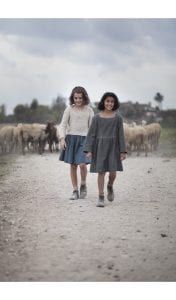 MBF from left, Elisa Del Genio (young Elena) & Ludovica Nasti (young Lila) photo by Eduardo Castaldo