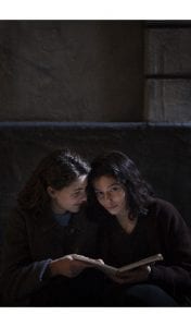 MBF from left, Margherita Mazzucco (teenage Elena) & Gaia Girace (teenage Lila) photo by Eduardo Castaldo