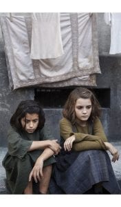 MBF from left,Ludovica Nasti (young Lila) & Elisa Del Genio (young Elena) Photo by Eduardo Castaldo #4
